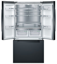 Bosch 21 Cu. Ft. 800 Series French-Door Refrigerator - B36CT80SNB - Refrigerator in Black Stainless Steel