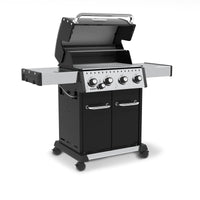 Broil King Baron™ 440 Pro Natural Gas Grill with Side Burner in Black - 875227|Gril à gaz naturel BaronMC 440 PRO noir de Broil King avec brûleur latéral - 875227