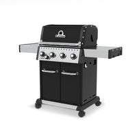 Broil King Baron™ 440 Pro Natural Gas Grill with Side Burner in Black - 875227|Gril à gaz naturel BaronMC 440 PRO noir de Broil King avec brûleur latéral - 875227