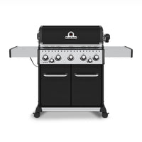 Broil King Baron™ 590 Pro Natural Gas Grill with Side Burner & Rear Rotisserie Burner in Black - 876247|Gril à gaz naturel BaronMC 590 PRO noir de Broil King avec brûleur latéral et brûleur arrière de rôtisserie - 876247