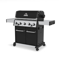 Broil King Baron™ 590 Pro Natural Gas Grill with Side Burner & Rear Rotisserie Burner in Black - 876247|Gril à gaz naturel BaronMC 590 PRO noir de Broil King avec brûleur latéral et brûleur arrière de rôtisserie - 876247