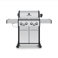 Broil King Baron™ S 490 Pro IR Natural Gas Grill with Infrared Side Burner & Rear Rotisserie Burner - 875947|Gril à gaz naturel BaronMC S 490 PRO IR de Broil King avec brûleur latéral à infrarouge et brûleur arrière de rôtisserie - 875947