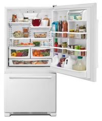Maytag 18.6 Cu. Ft. Bottom-Freezer Refrigerator – MBB1957FEW - Refrigerator in White