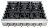 Thor Kitchen 36" Gas Range Top - HRT3618U-SS