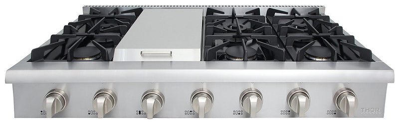 Thor Kitchen 48" Gas Range Top with Griddle - HRT4806U-SS