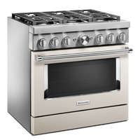 KitchenAid 36" Smart Commercial-Style Gas Range - KFGC506JMH