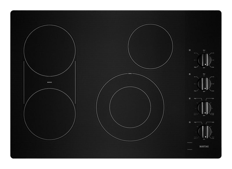 Maytag 30" Electric Cooktop with Reversible Grill and Griddle - MEC8830HB