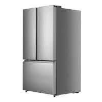 Hisense 36" 26.6 Cu. Ft. French-Door Refrigerator - Titanium - RF27A3FSE | Réfrigérateur Hisense de 26,6 pi³ et de 36 po à portes françaises - titane - RF27A3FSE