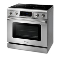 Thor Kitchen 6 Cu. Ft. Tilt Panel Professional Electric Range - TRE3601 | Cuisinière professionnelle électrique Thor Kitchen de 6 pi³ à panneau inclinable - TRE3601 | TRE361SS