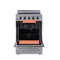 Prestige by Unique 24" Convection Electric Range - UGP-24V EC S/S 