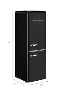 Classic Retro by Unique 7 Cu. Ft. Bottom Freezer Refrigerator - UGP-215L B AC 