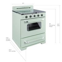 Classic Retro By Unique 30" Convection Electric Range - UGP-30CR EC LG 