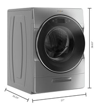 Whirlpool 5.8 Cu. Ft. Smart Front-Load Washer with Load & Go XL Plus Dispenser – WFW9620HC - Washer in Chrome Shadow