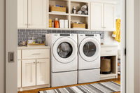 Whirlpool 5.0 Cu. Ft. Front-Load Washer and 7.4 Cu. Ft. Electric Front-Load Dryer - White