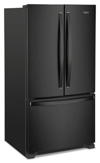 Whirlpool 36" 20 Cu. Ft. French-Door Refrigerator - Black - WRF540CWHB | Réfrigérateur Whirlpool de 20 pi³ et de 36 po à portes françaises - noir - WRF540CWHB