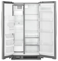 Whirlpool 21 Cu. Ft. Side-by-Side Refrigerator - WRS331SDHM - Refrigerator in Monochromatic Stainless Steel