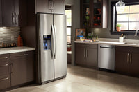 Whirlpool 21 Cu. Ft. Counter-Depth Side-by-Side Refrigerator - WRS571CIHZ - Refrigerator in Fingerprint Resistant Stainless Steel