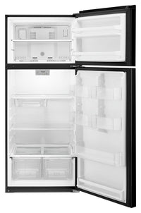 Whirlpool 18 Cu. Ft. Top-Freezer Refrigerator - WRT518SZFB - Refrigerator in Black