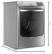 Maytag Front-Load 5.8 Cu. Ft. Smart Washer with Extra Power and 7.3 Cu. Ft. Gas Smart Dryer - Slate