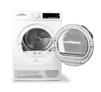 Danby 2.2 Cu. Ft. Compact Front-Load Washer with Steam and 4 Cu. Ft. Condensing Dryer - White  | Laveuse à la vapeur à chargement frontal compacte 2,2 pi³ et sécheuse à condenseur 4 pi3 de Danby - blanches  | DAFL022D