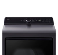 LG 6.1 Cu. Ft. Top-Load Washer with EasyUnload™ and 7.3 Cu. Ft. Electric Dryer with EasyLoad™ - Black | Laveuse à chargement par le haut LG 6,1 pi³ avec EasyUnload et sécheuse électrique LG 7,3 pi³ avec EasyLoad - noires | LGTL8400