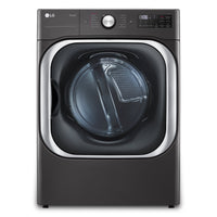 LG 6 Cu. Ft. Front-Load Washer and 9 Cu. Ft. Electric Dryer - Black Steel | Laveuse à chargement frontal de 6 pi³ et sécheuse électrique de 9 pi³ de LG - acier noir | LG8900LD