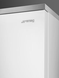 Smeg Portofino 16.2 Cu. Ft. Bottom-Freezer Refrigerator - FA490URWH|Réfrigérateur Smeg Portofino de 16,2 pi3 à congélateur inférieur - FA490URWH