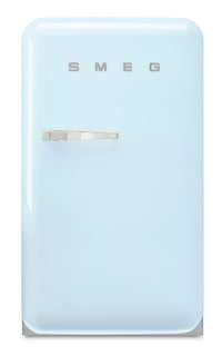 Smeg 4.31 Cu. Ft. Retro Compact Refrigerator - FAB10URPB3 |Réfrigérateur compact Smeg rétro de 4,31 pi3 - FAB10URPB3