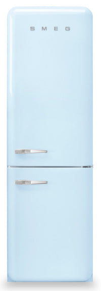 Smeg 11.7 Cu. Ft. Retro Bottom-Freezer Refrigerator - FAB32URPB3|Réfrigérateur Smeg rétro de 11,7 pi3 à congélateur inférieur - FAB32URPB3