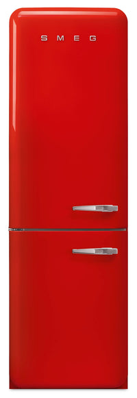 Smeg 11.7 Cu. Ft. Retro Bottom-Freezer Refrigerator - FAB32ULRD3|Réfrigérateur Smeg rétro de 11,7 pi3 à congélateur inférieur - FAB32ULRD3