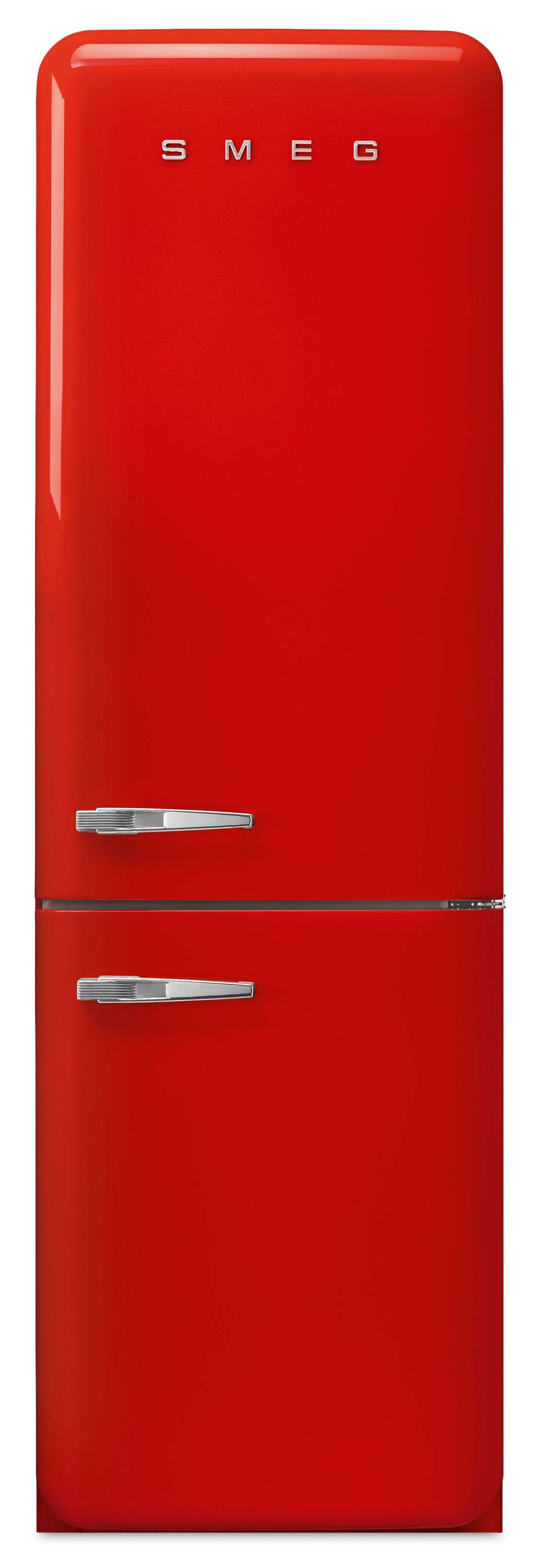 Smeg 11.7 Cu. Ft. Retro Bottom-Freezer Refrigerator - FAB32URRD3|Réfrigérateur Smeg rétro de 11,7 pi3 à congélateur inférieur - FAB32URRD3