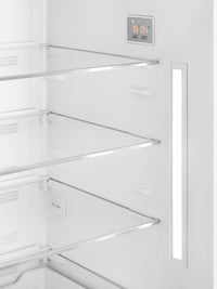 Smeg 18 Cu. Ft. Retro Bottom-Freezer Refrigerator - FAB38URPB|Réfrigérateur Smeg rétro de 18 pi3 à congélateur inférieur - FAB38URPB