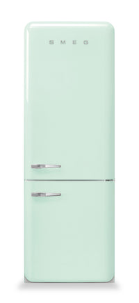 Smeg 18 Cu. Ft. Retro Bottom-Freezer Refrigerator - FAB38URPG|Réfrigérateur Smeg rétro de 18 pi3 à congélateur inférieur - FAB38URPG