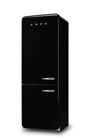 Smeg 18 Cu. Ft. Retro Bottom-Freezer Refrigerator - FAB38ULBL|Réfrigérateur Smeg rétro de 18 pi3 à congélateur inférieur - FAB38ULBL