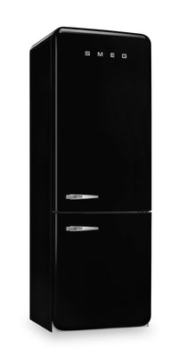 Smeg 18 Cu. Ft. Retro Bottom-Freezer Refrigerator - FAB38URBL|Réfrigérateur Smeg rétro de 18 pi3 à congélateur inférieur - FAB38URBL