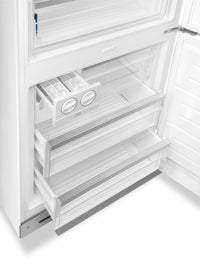 Smeg 18 Cu. Ft. Retro Bottom-Freezer Refrigerator - FAB38URWH|Réfrigérateur Smeg rétro de 18 pi3 à congélateur inférieur - FAB38URWH