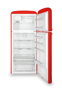 Smeg 19.28 Cu. Ft. Retro Top-Freezer Refrigerator - FAB50URRD3|Réfrigérateur Smeg rétro de 19,28 pi3 à congélateur supérieur - FAB50URRD3