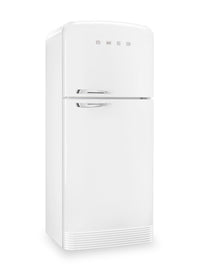 Smeg 19.28 Cu. Ft. Retro Top-Freezer Refrigerator - FAB50URWH3|Réfrigérateur Smeg rétro de 19,28 pi3 à congélateur supérieur - FAB50URWH3