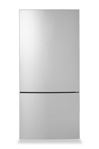 GE 31" 17.7 Cu. Ft. Counter-Depth Bottom-Freezer Refrigerator - Stainless Steel - GBE17HYRFS  | Réfrigérateur GE de 17,7 pi3 et de 31 po de profondeur comptoir à congélateur inférieur - acier inoxydable - GBE17HYRFS  | GBE17RFS