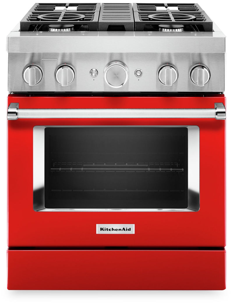 KitchenAid 30" Smart Commercial-Style Gas Range - KFGC500JPA