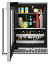 KitchenAid 4.9 Cu. Ft. 14-Bottle Beverage Centre with Left-Swing Door - KUBL314KSS 