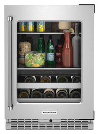 KitchenAid 4.9 Cu. Ft. 14-Bottle Beverage Centre with Right-Swing Door - KUBR314KSS 