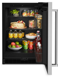 KitchenAid 5 Cu. Ft. Under-Counter Refrigerator with Right-Swing Door - KURR114KSB 