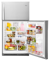 Whirlpool 21 Cu. Ft. Top-Freezer Refrigerator – WRT541SZDM - Refrigerator in Stainless Steel