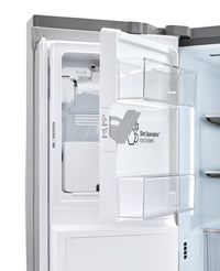 LG 25 Cu. Ft. French-Door Refrigerator with Exterior Ice and Water