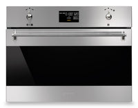 Smeg 1.41 Cu. Ft. Built-In Wall Oven - SFU4302MCX|Four mural encastré Smeg de 1,41 pi3 - SFU4302MCX