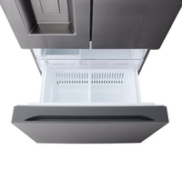 LG 33" 25 Cu. Ft. French-Door Refrigerator with Dual Ice Makers - Black Stainless Steel - LF25S6330D | Réfrigérateur LG de 33 po et de 25 pi³ à portes françaises avec machine à glaçons double - acier inoxydable noir - LF25S6330D | LF25S63D