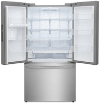 Frigidaire 36" 28.8 Cu. Ft. Standard-Depth French-Door Refrigerator - Smudge-Proof® Stainless Steel … | Réfrigérateur Frigidaire de 28,8 pi³ et de 36 po de profondeur standard à portes françaises - acier …