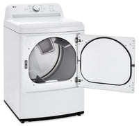 LG 7.3 Cu. Ft. Electric Dryer - White - DLE6100W | Sécheuse électrique LG de 7,3 pi³ - blanche - DLE6100W