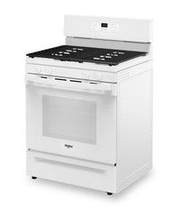 Whirlpool 30" 5.3 Cu. Ft. Gas Range with SpeedHeat™ Burner - WFGS3530RW | Cuisinière à gaz Whirlpool de 5,3 pi³ et de 30 po avec brûleur SpeedHeatMC - WFGS3530RW | WFGS353W